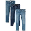 The Children's Place Girls Stretch Denim Jeggings, 3 Pack