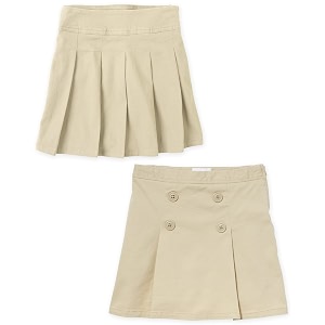 The Childrens Place Girls Uniform Button Skort