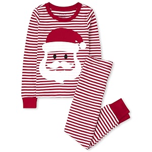 the children39s place kids39 holiday snug fit cotton top and fleece pant pajamas
