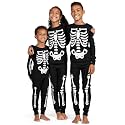 The Children's Place Kids' Holiday Snug Fit Cotton Top and Fleece Pant Pajamas