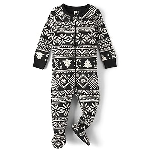 the children39s place unisex-baby and toddler holiday snug fit cotton one piece pajamas