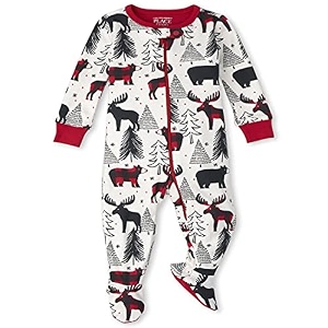 the children39s place unisex-baby and toddler holiday snug fit cotton one piece pajamas