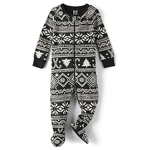 the children39s place unisex-baby and toddler holiday snug fit cotton one piece pajamas