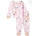 The Children's Place unisex-baby and Toddler Holiday Snug Fit Cotton One Piece Pajamas