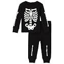 The Children's Place unisex-baby and Toddler Holiday Snug Fit Cotton One Piece Pajamas