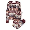 The Children's Place unisex-baby and Toddler Holiday Snug Fit Cotton One Piece Pajamas