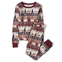 The Children's Place unisex-baby and Toddler Holiday Snug Fit Cotton One Piece Pajamas