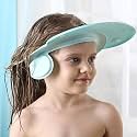 Children Bath Shower Cap wash Shampoo Visor Shield hat Prevent Water Entering The Eyes and Ears Bathing tub Head Hair Rinser Protection Kids Toddler Baby (Blue)