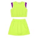 CHILDRENSTAR Girls 2 Piece Skort Outfits Trendy Clothes Kids Athletic Set