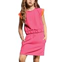 CHILDRENSTAR Girls 2 Piece Skort Outfits Trendy Clothes Kids Athletic Set