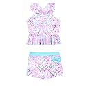 CHILDRENSTAR Little Girls Tankini Swimsuit 2 Pieces Bathing Suit for Kids