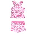 CHILDRENSTAR Little Girls Tankini Swimsuit 2 Pieces Bathing Suit for Kids