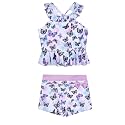 CHILDRENSTAR Little Girls Tankini Swimsuit 2 Pieces Bathing Suit for Kids