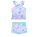 CHILDRENSTAR Little Girls Tankini Swimsuit 2 Pieces Bathing Suit for Kids