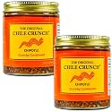 CHILE CRUNCH - Chipotle Spicy Crunchy Condiment - All Natural Roasted Chili Peppers, Garlic &amp; Onion Crisp Sauce - Vegan, Gluten-Free, No Preservatives - Homemade Authentic Mexican Recipe 5.5oz (2 Pack)
