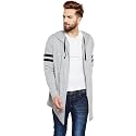 Chill Winston Grey Color Zipper Cardigan for