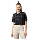 Chimpaaanzee Women Crop Shirt
