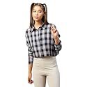 Chimpaaanzee Women Drop Shoulder Crop Shirt