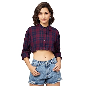 Chimpaaanzee Women Fully Cropped Shirt