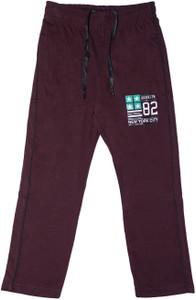 chimprala track pant for boys maroon pack of 1