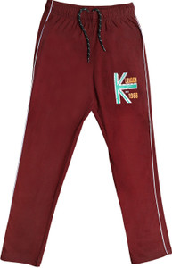 chimprala track pant for boys maroon pack of 1