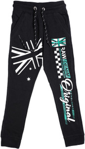 chimprala track pant for boys black pack of 1