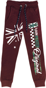 chimprala track pant for boys maroon pack of 1