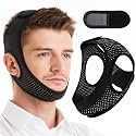 Chin Strap for Sleeping & CPAP Users, Adjustable Breathable Anti-Snoring