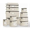China Storage Hard Shell Containers 12-Piece Set Moving Boxes, Beige