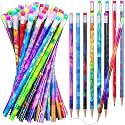 Chinco 100 Pcs Wooden Pencil Bulk with Eraser for Kids, Classic Style