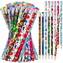 Chinco 200 Pcs Wooden Pencil Bulk with Eraser for Kids, Cute Style