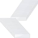 Chinco 30 Pack Self Adhesive Index Card Pockets Top Open, 1.2 x 4.4 Inch