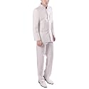 Chinese Tunic Suits Mandarin Collar Formal Black Suit Slim Fit Front Button Japanese School Uniform Groom Dress