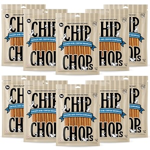 chip chops chicken amp codfish sandwich dog treats - 70g pack of 10 healthy tasty high-protein snacks for training amp rewards  suitable for all breeds  sold by foodie puppies with free keyring