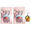 Chip Chops Chicken Chips Coins Dog Treats - 70g (Pack of 2) Healthy, Tasty, High-Protein Snacks for Training &amp; Rewards | Suitable for All Breeds | Sold by Foodie Puppies with Free Keyring