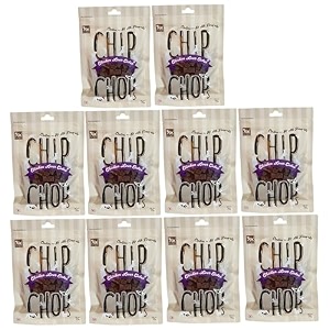 chip chops biscuit twined with chicken dog treats - 70g pack of 1 healthy tasty high-protein snacks for training amp rewards  suitable for all breeds  sold by foodie puppies with free keyring