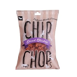 chip chops dog treat 70g tasty amp nutritious dog snack diced chicken pack of 1