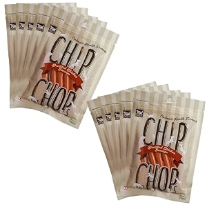 chip chops optimum health formula chicken devilled chicken sausage dog treat75gm pack of 10 - sold by foodie puppies with free key ring