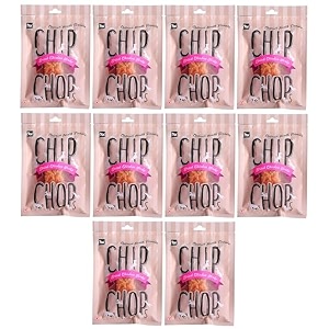 chip chops biscuit twined with chicken dog treats - 70g pack of 1 healthy tasty high-protein snacks for training amp rewards  suitable for all breeds  sold by foodie puppies with free keyring