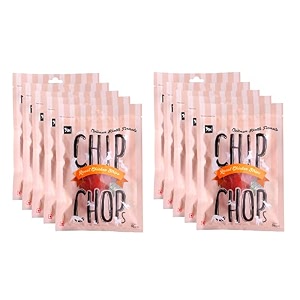 chip chops roast chicken strips dog treats - 70g pack of 10 healthy tasty high-protein snacks for training amp rewards  suitable for all breeds  sold by foodie puppies with free keyring