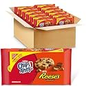 CHIPS AHOY! Chewy Chocolate Chip Cookies with Reese's Peanut Butter Cups, Family Size, 12-14.25 oz Packs