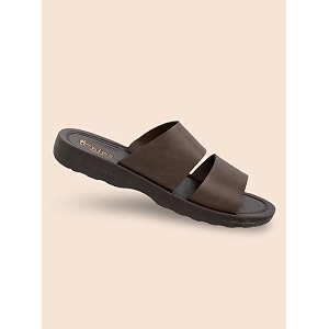 Chips Mens BLACK Lightweight Slip-on Sandal Casual