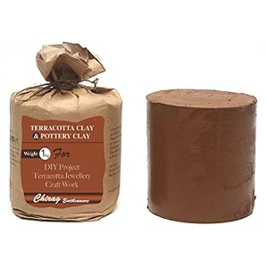 ready to use natural eco friendly filtered terracotta clay molding clay sadhu 1 kg