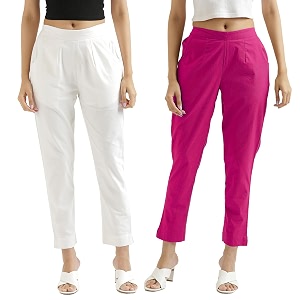 Chiraiyaa Women Cotton Trouser Pant - Versatile