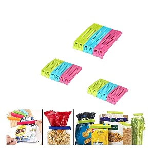 72pcs plastic food snack bag pouch clip sealer for keeping food fresh for home kitchen camping snack seal sealing bag clips multi colorpouch clip sealer 18 piecefood clips sealer