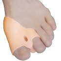 Chiroplax Bunion Corrector for Women &amp; Men Relief Cushion Pads Hallux Valgus Guard Toe Separator Straightener Splint Protector Shield Spacer Sleeve Cover (4 Pads w/Shims, Large)
