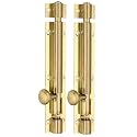 Chitra Brass Tower Bolt Pack of 2 (Brush Gold Copper, 12 Inch)