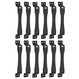 chitra jazz series stainless steel doorcabinet handles pack of 12 6 inch black