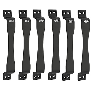 chitra jazz series stainless steel doorcabinet handles pack of 6 8 inch black