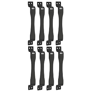 chitra jazz series stainless steel doorcabinet handles pack of 8 8 inch black